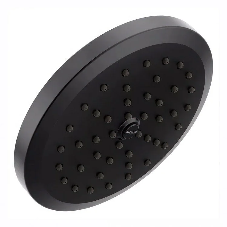 Showerhead Greenfield 1 Function Matte Black 6-3/4 Inch 2.5 Gallons per Minute Rainfall