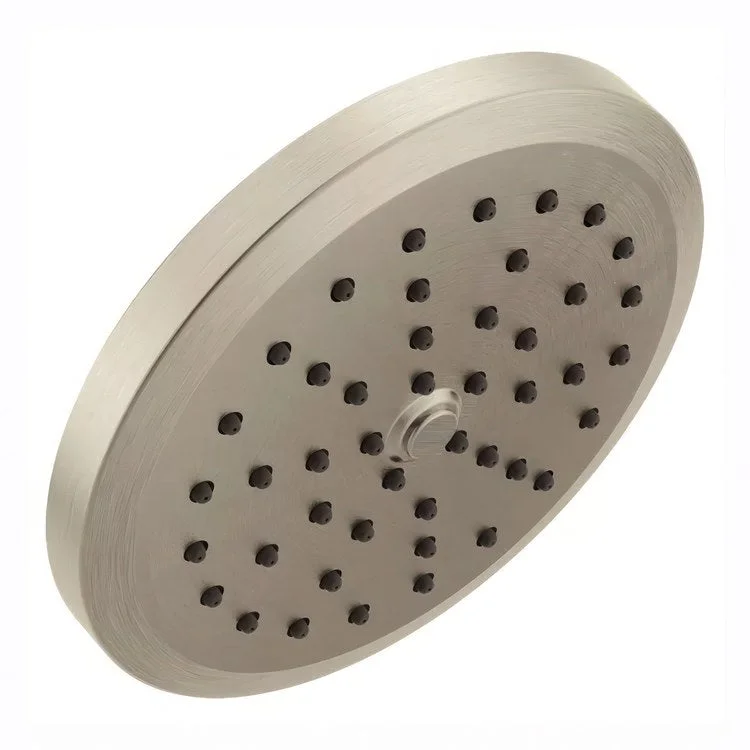 Showerhead Greenfield 1 Function Brushed Nickel 6-3/4 Inch 2.5 Gallons per Minute Rainfall