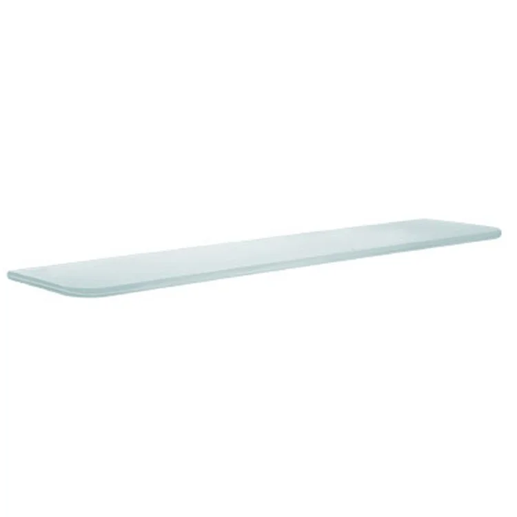 Shelf Spare Frosted Glass Shelf Wall Mount Replacement for Ice Collection 24 x 5 Inch