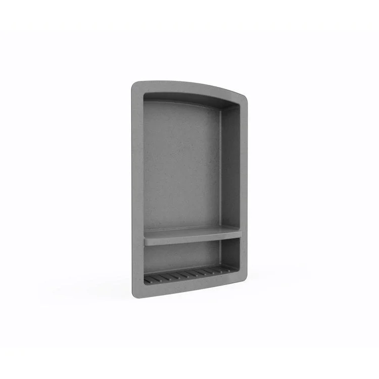 Soap Dish Recessed Ash Gray Wall Mount Swanstone