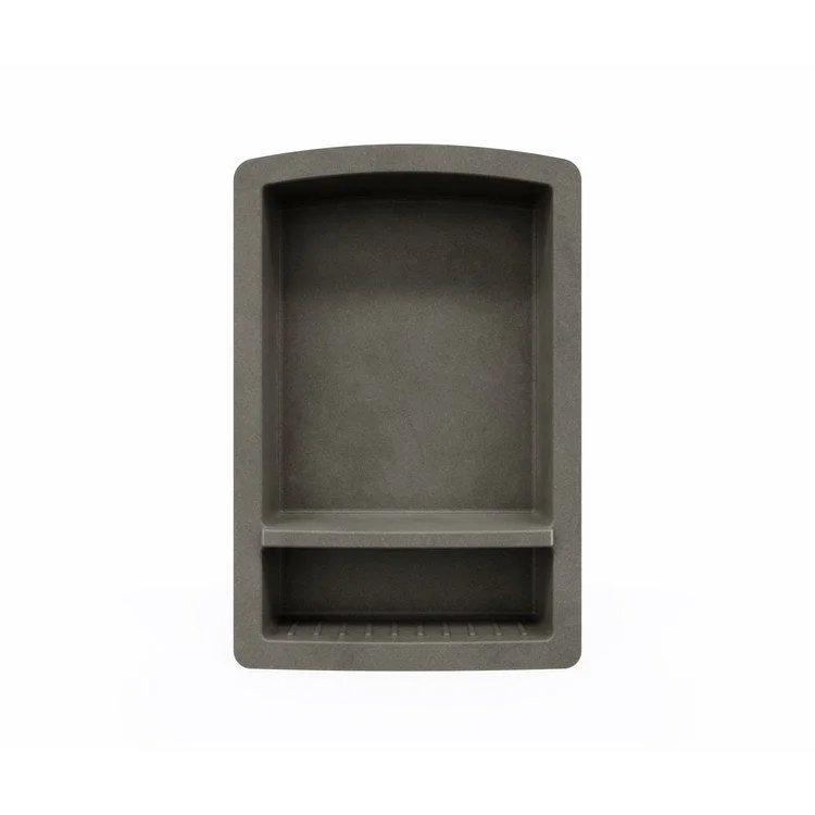 Soap Dish Recessed Charcoal Gray Wall Mount Swanstone