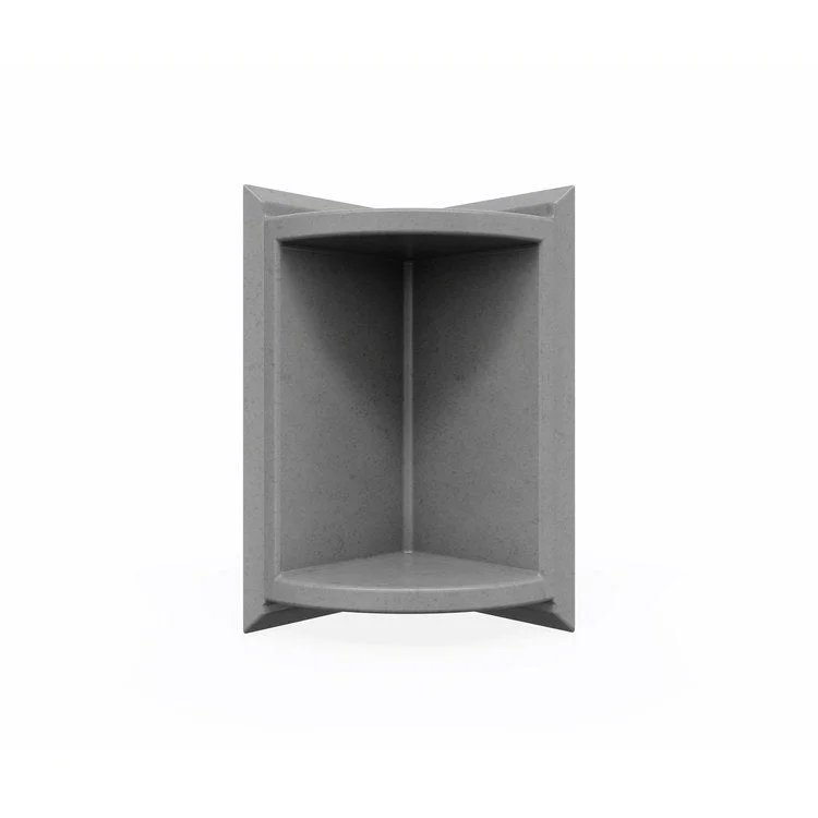 Soap Dish Corner Ash Gray Wall Mount Swanstone