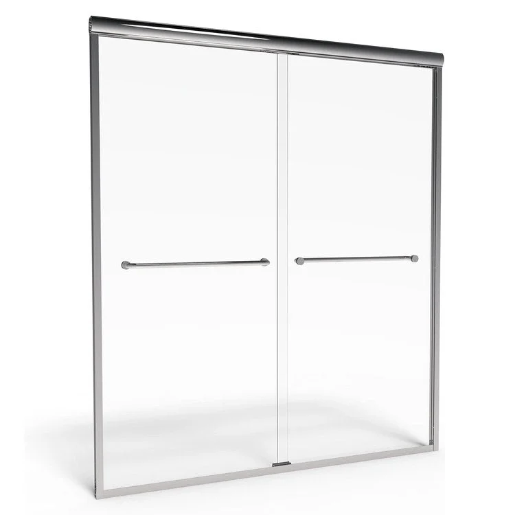 Euro 70" Frameless Sliding Shower Door