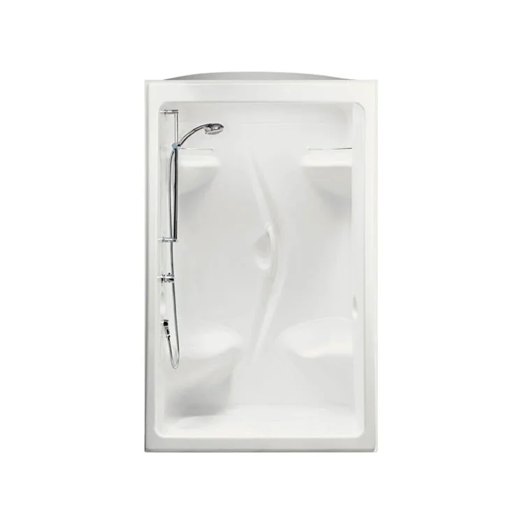 Shower Module Stamina 51 x 35-3/4 x 85-1/4 Inch Acrylic White 1 Piece Right Seat