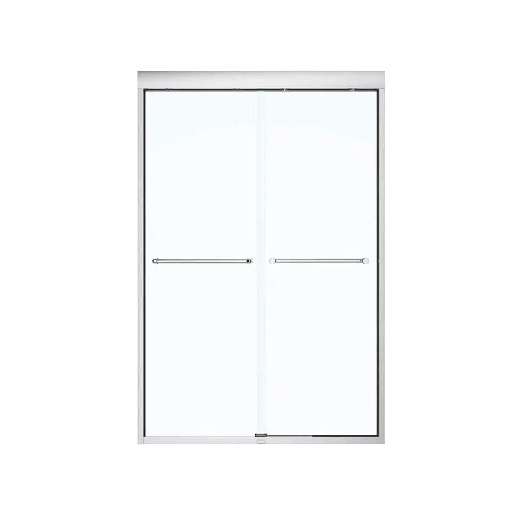 Shower Door Kameleon Sliding 44L x 71H Inch Chrome Clear 1/4 Inch 40 to 44x71 Inch