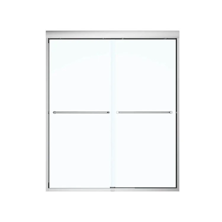 Shower Door Kameleon Sliding 59L x 71H Inch Chrome Clear 1/4 Inch 55 to 59x71 Inch