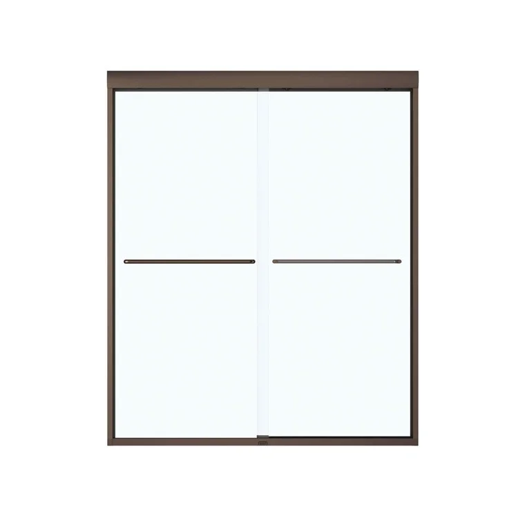 Shower Door Kameleon Sliding 59L x 71H Inch Dark Bronze Clear 5/16 Inch 55 to 59x71 Inch