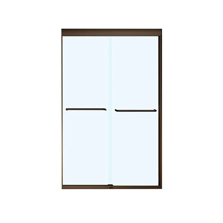 Shower Door Kameleon SC Sliding 47L x 71H Inch Dark Bronze Clear 5/16 Inch 43 to 47x71 Inch