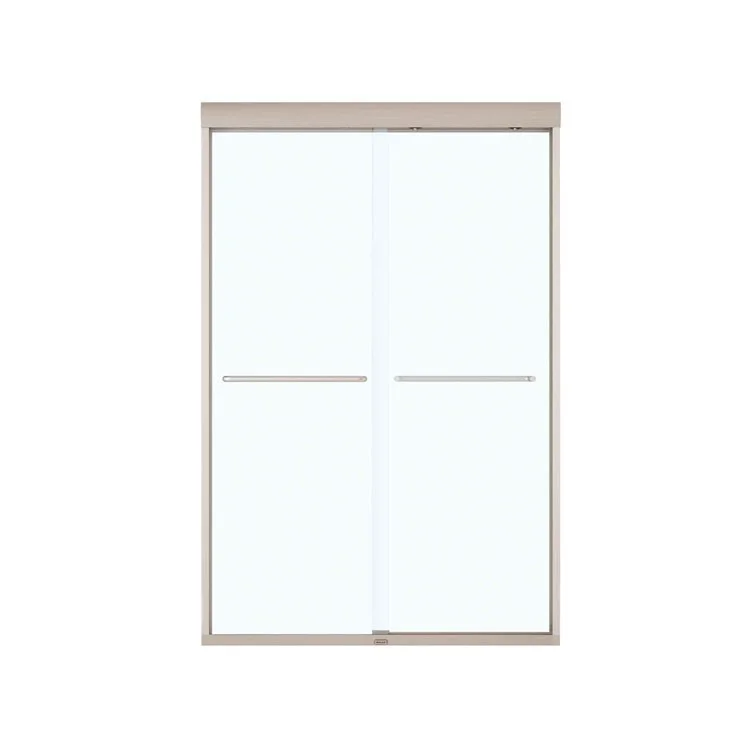 Shower Door Kameleon SC Sliding 47L x 71H Inch Brushed Nickel Clear 5/16 Inch 43 to 47x71 Inch