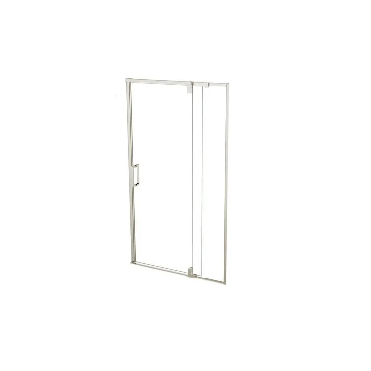 Shower Door ModulR Pivot 32-5/8L x 78H Inch Brushed Nickel Clear 5/16 Inch 31-1/8 to 32-5/8x78 Inch