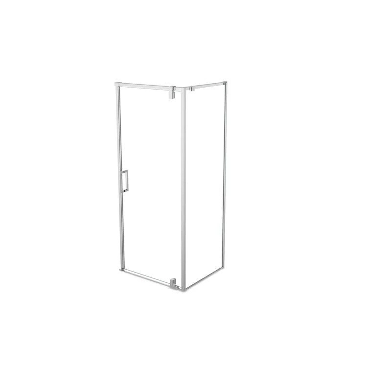 Shower Door ModulR Pivot 36L x 78H Inch Chrome Clear 5/16 Inch 36x78 Inch