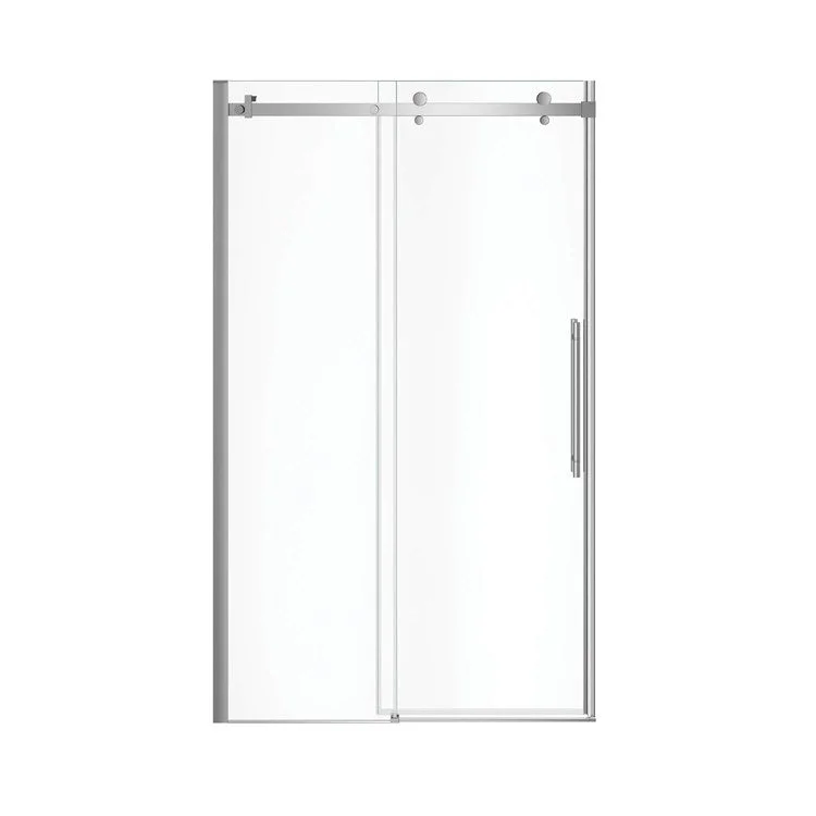 Shower Door Vela Sliding 47L x 78-3/4H Inch Chrome Clear 5/16 Inch 44-1/2 to 47x78-3/4 Inch