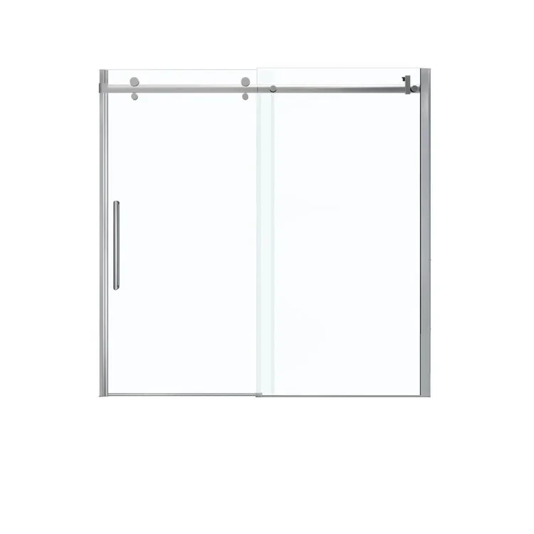 Shower Door Halo Sliding 59L x 59H Inch Chrome Clear 5/16 Inch 56-1/2 to 59x59 Inch